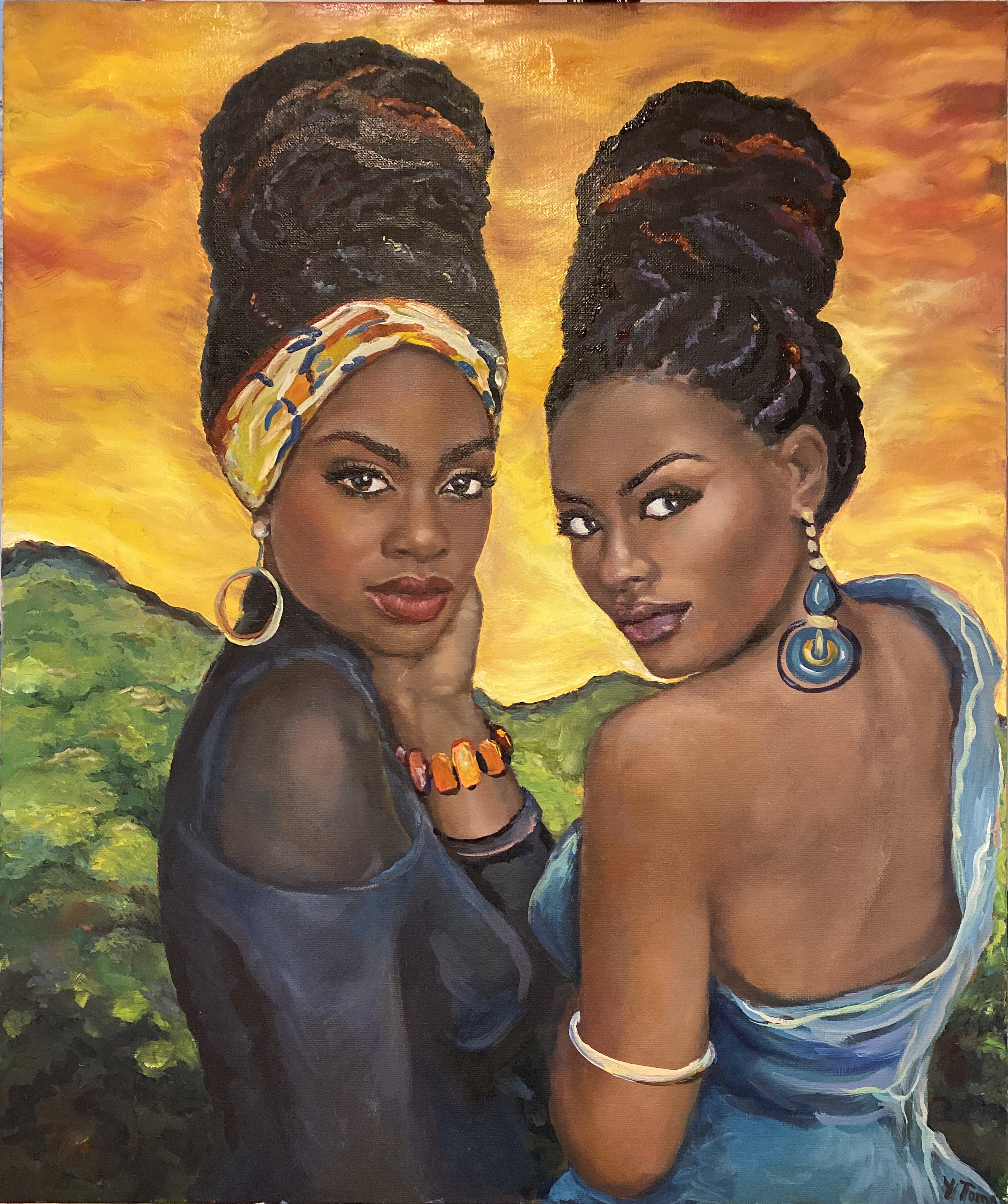 Ethnic Portrait Afrikanki